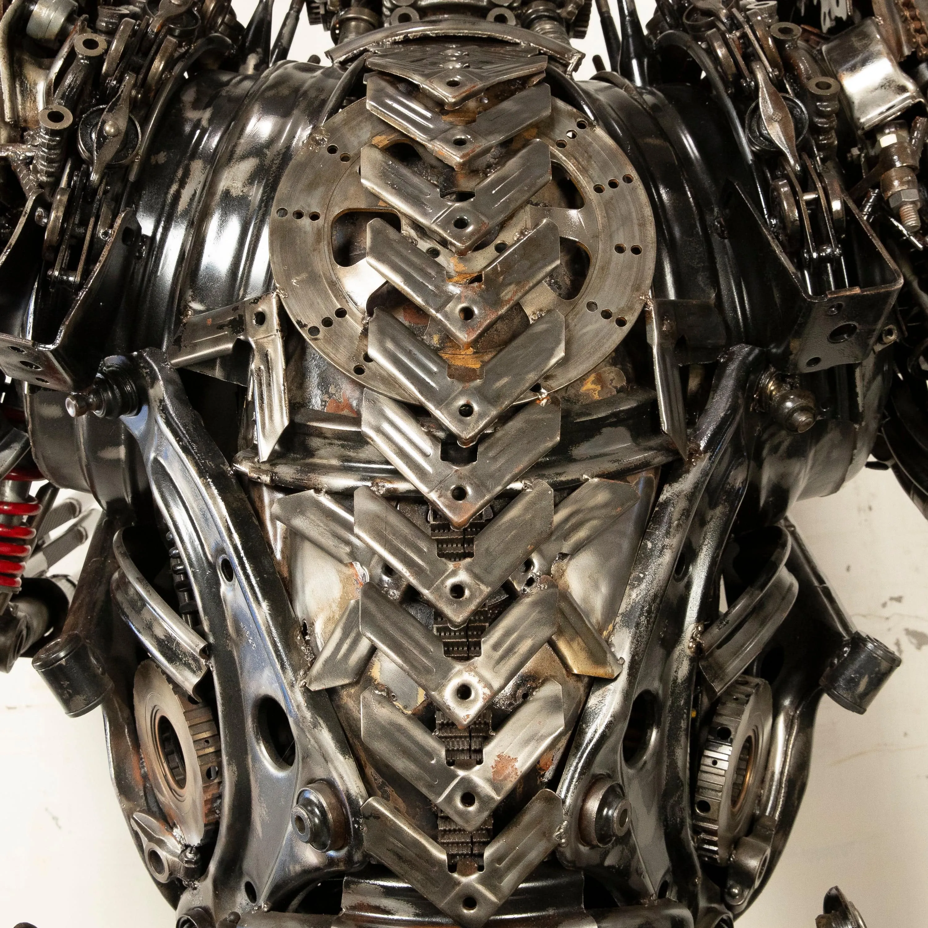 102 Lockdown Decepticon Inspired Recycled Metal Art Sculpture