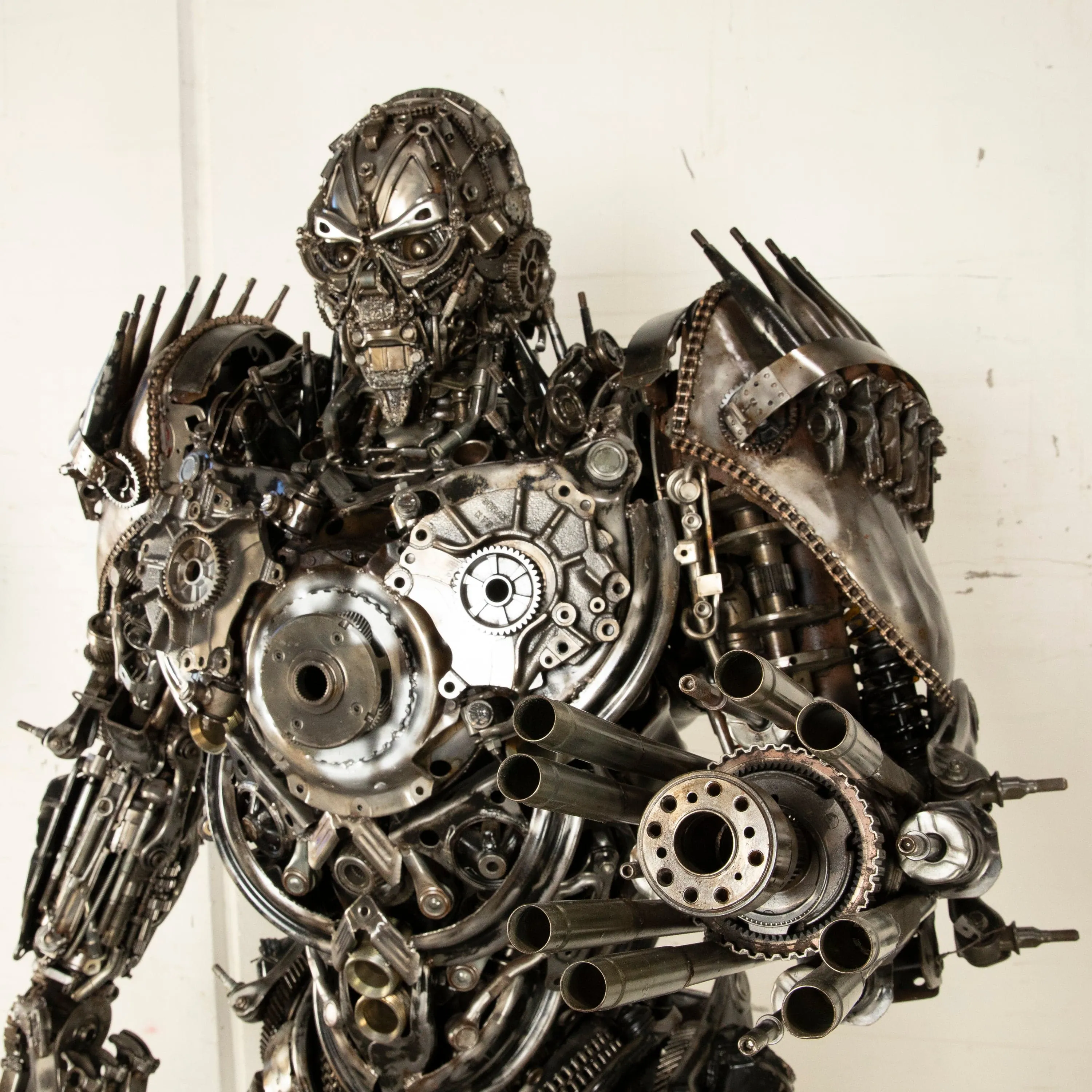 102 Lockdown Decepticon Inspired Recycled Metal Art Sculpture