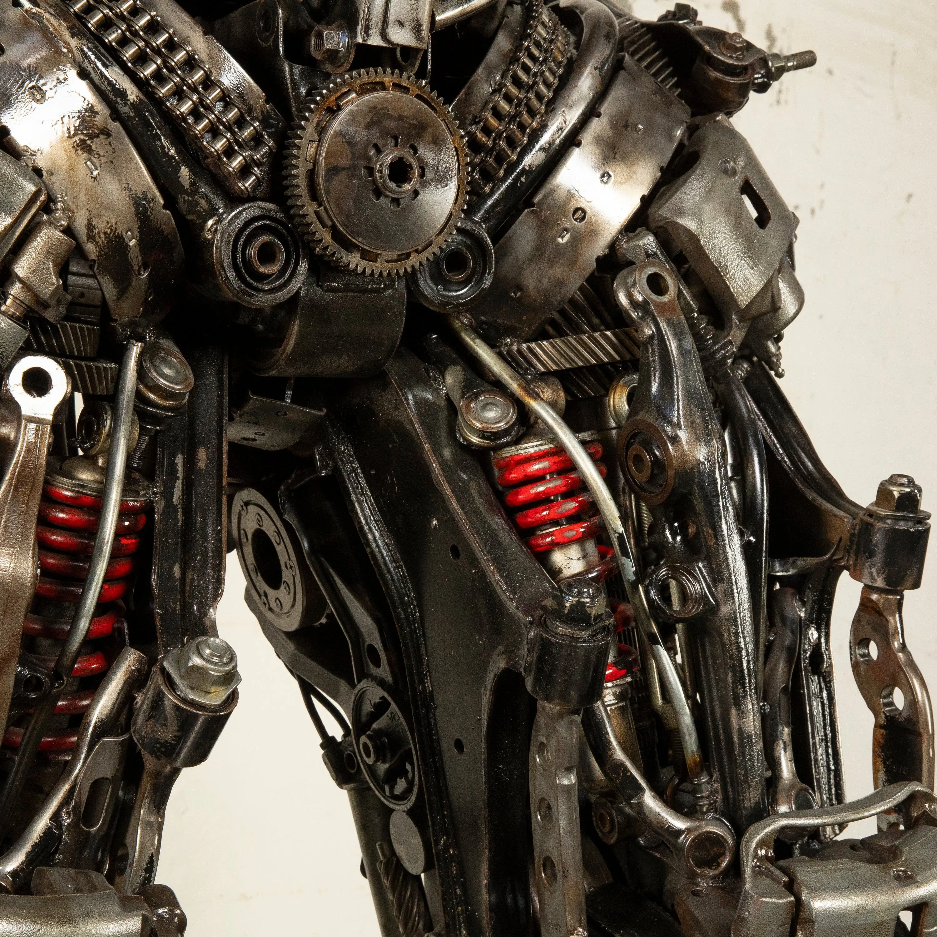 102 Lockdown Decepticon Inspired Recycled Metal Art Sculpture