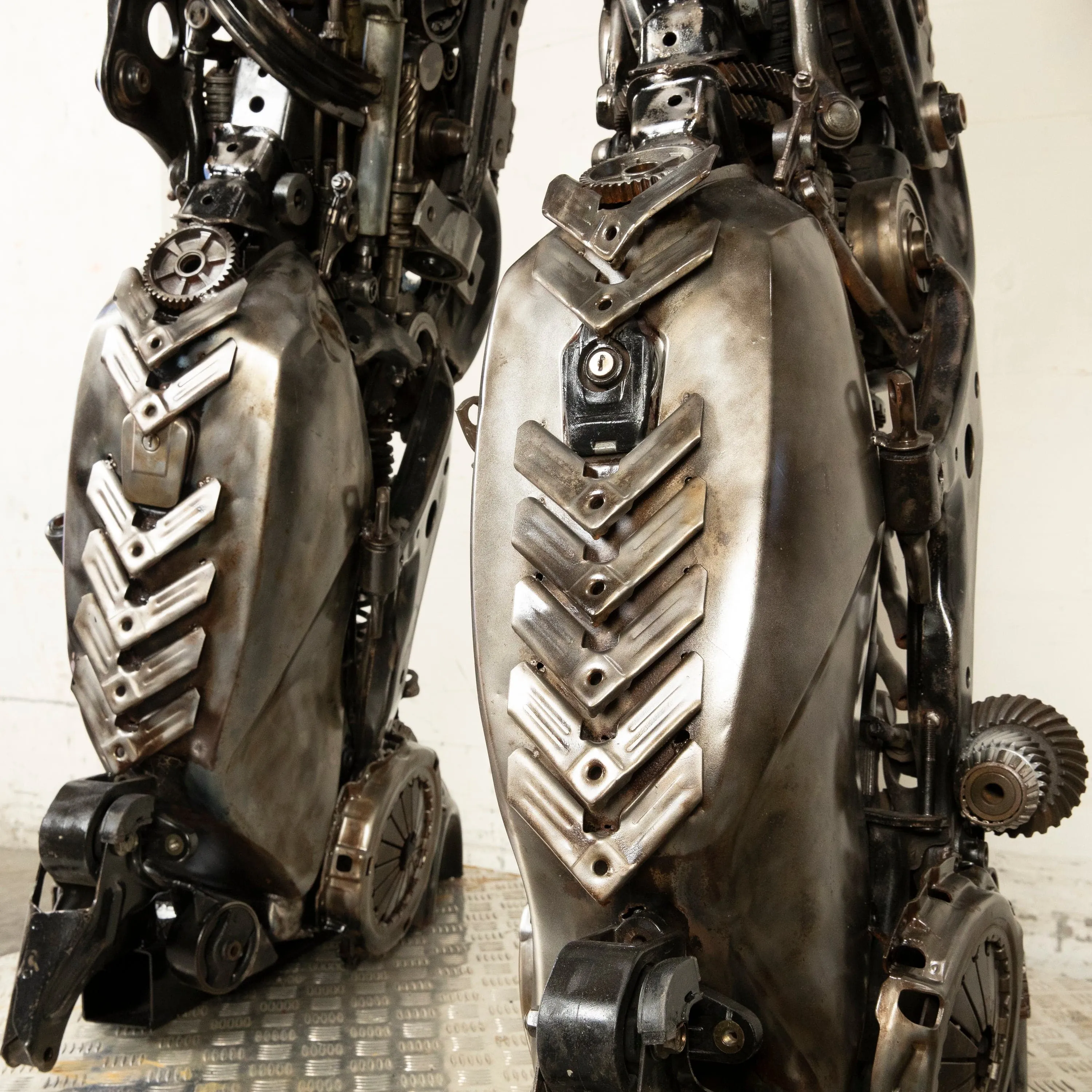 102 Lockdown Decepticon Inspired Recycled Metal Art Sculpture