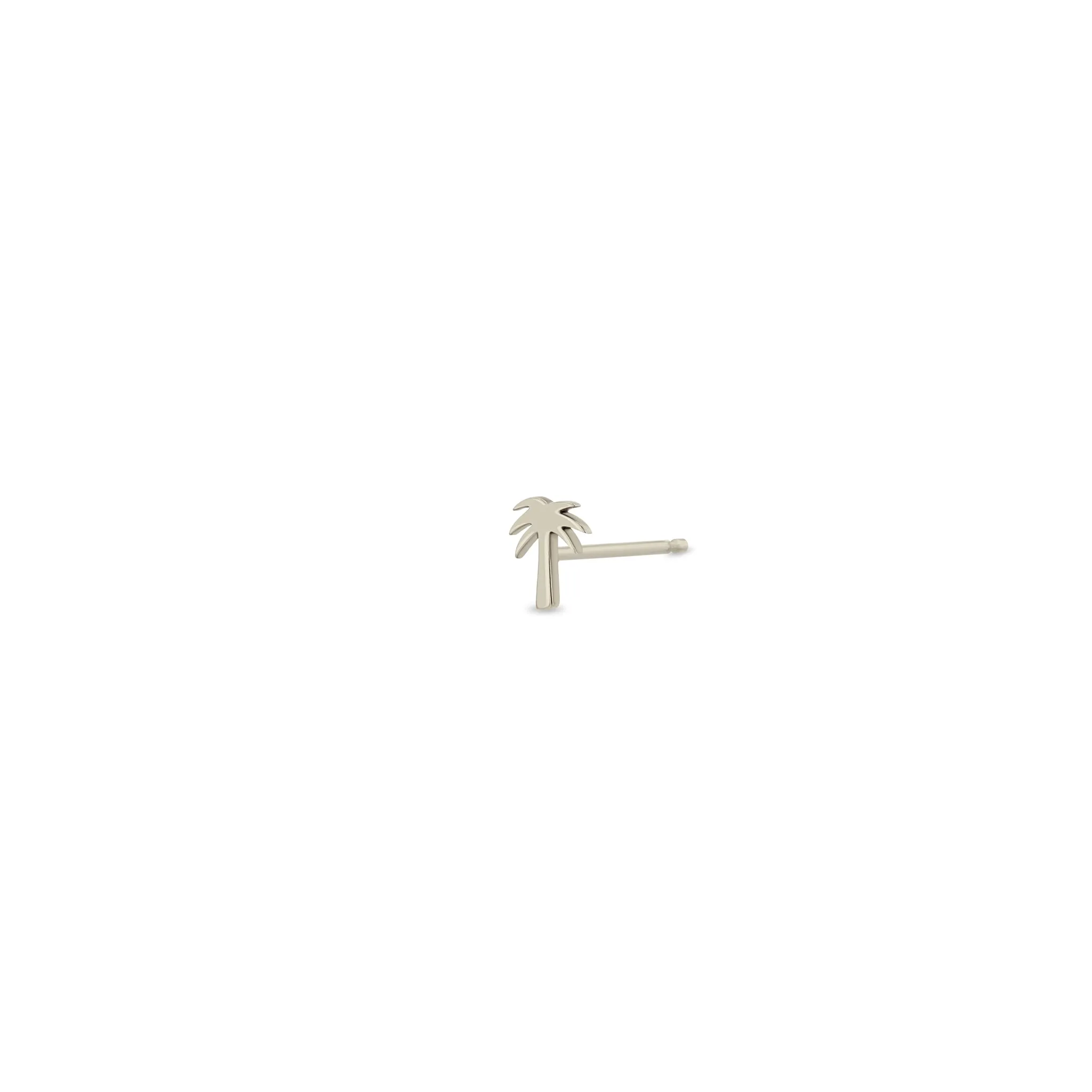 14k Itty Bitty Palm Tree Stud