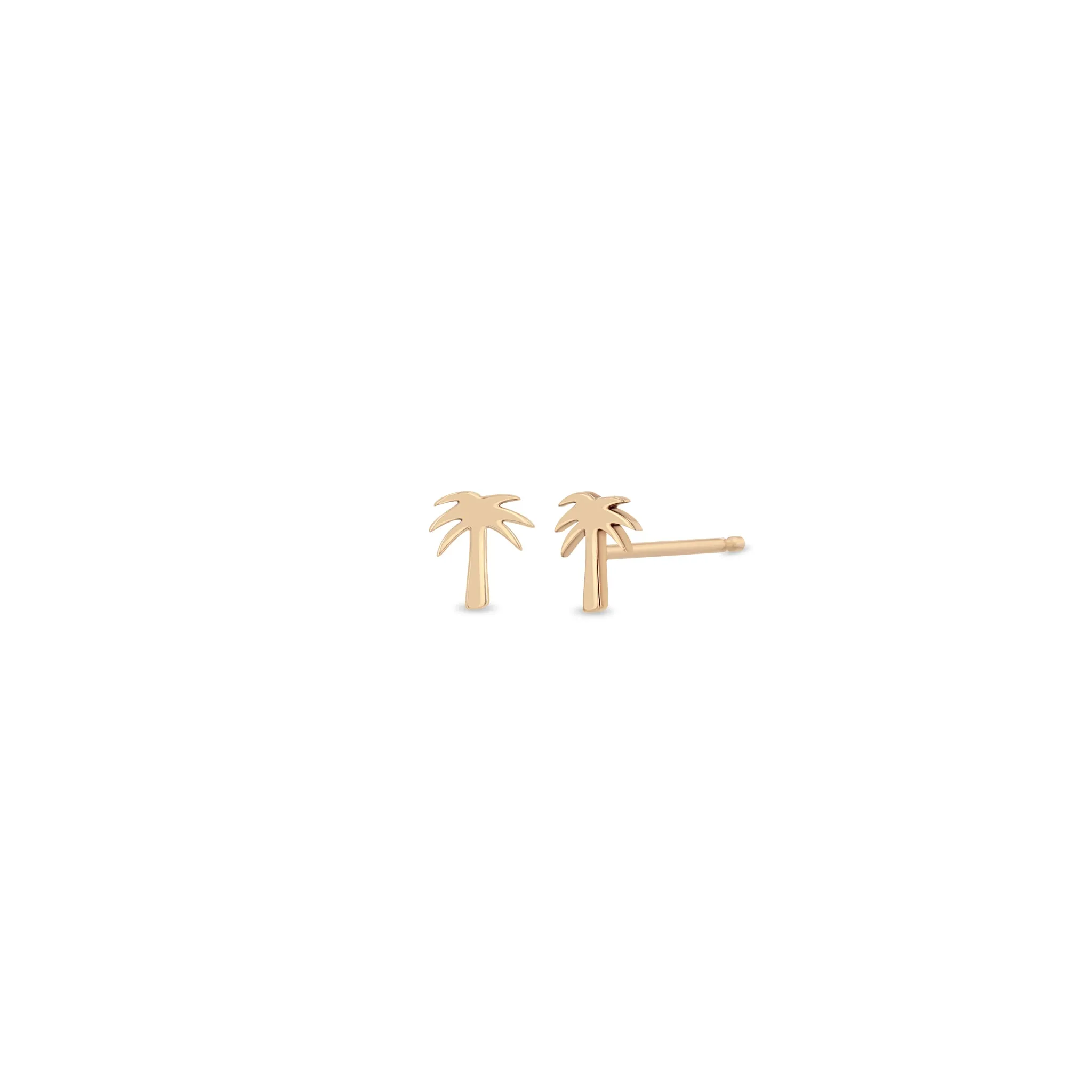 14k Itty Bitty Palm Tree Stud