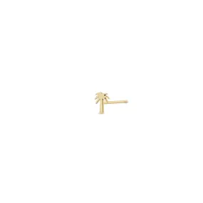 14k Itty Bitty Palm Tree Stud