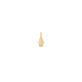 14k Single Midi Bitty Hamsa Charm