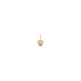 14k Single Midi Bitty Seashell Charm