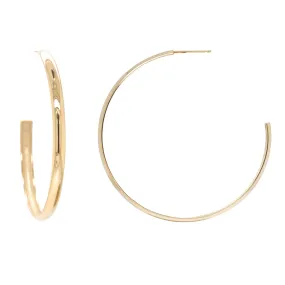 14k XL Chubby Hoops