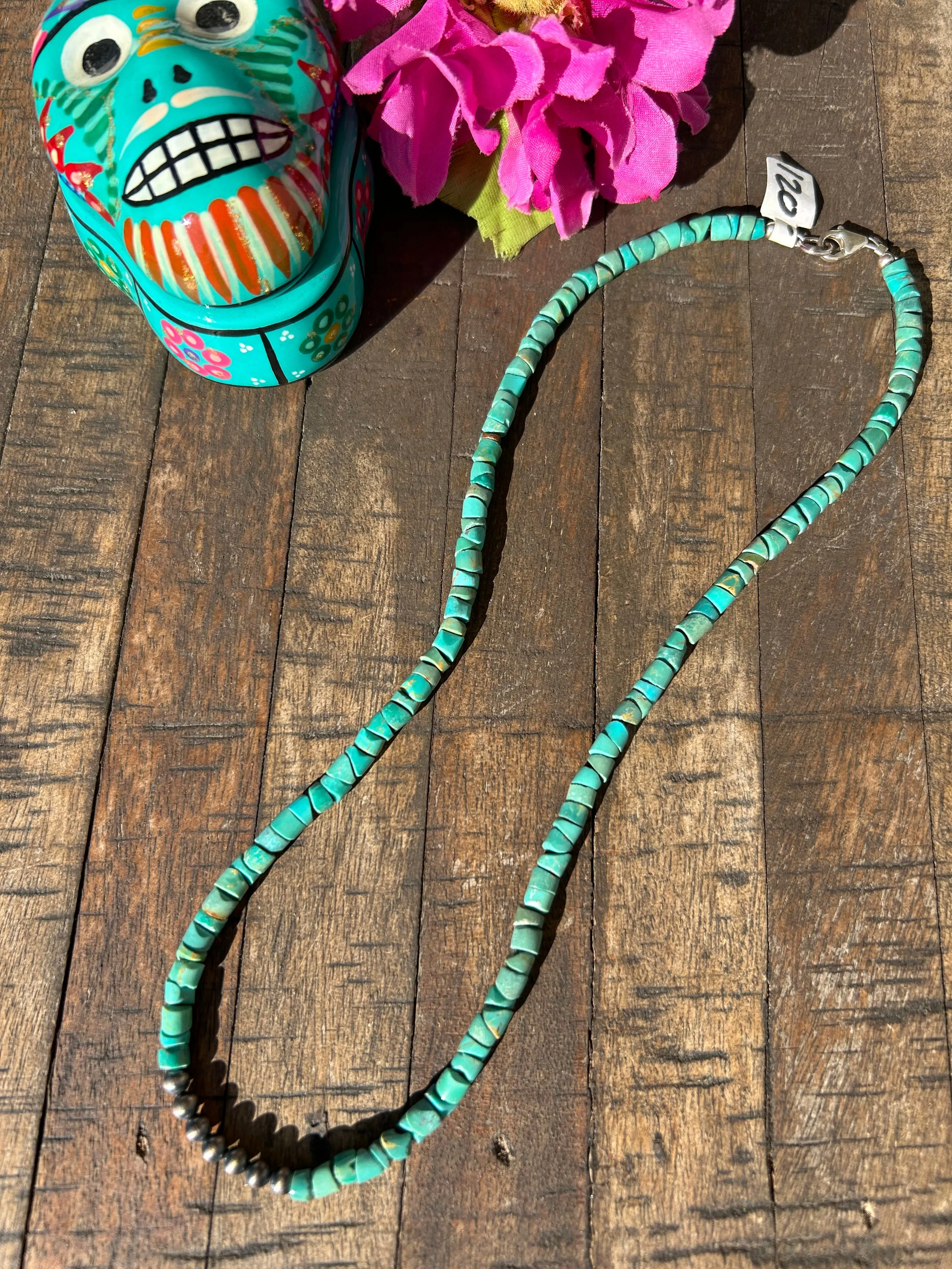 18" Kingman Bead Necklace