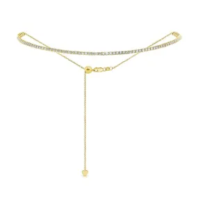 2ct Adjustable Bolo Diamond Tennis Choker