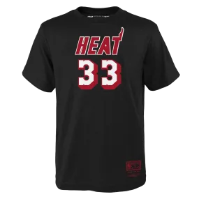 Alonzo Mourning Mitchell and Ness Name & Number Youth Tee