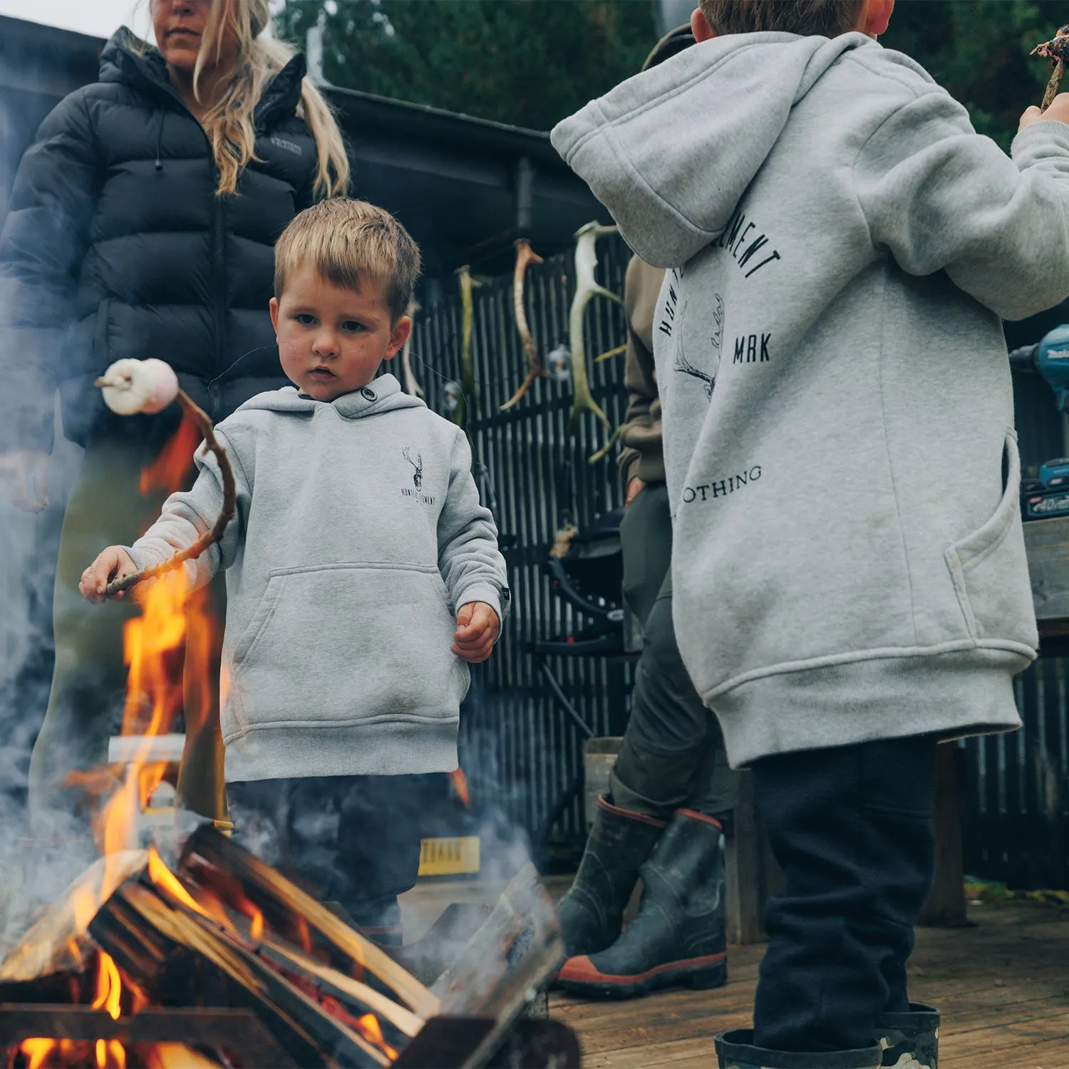 Alpha Stag Hoodie Kids