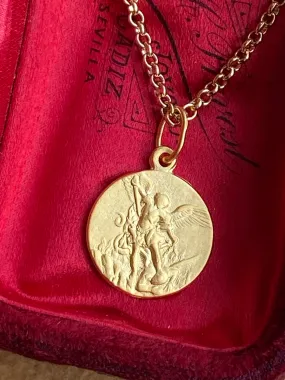 Archangel Saint Michael Medal Necklace