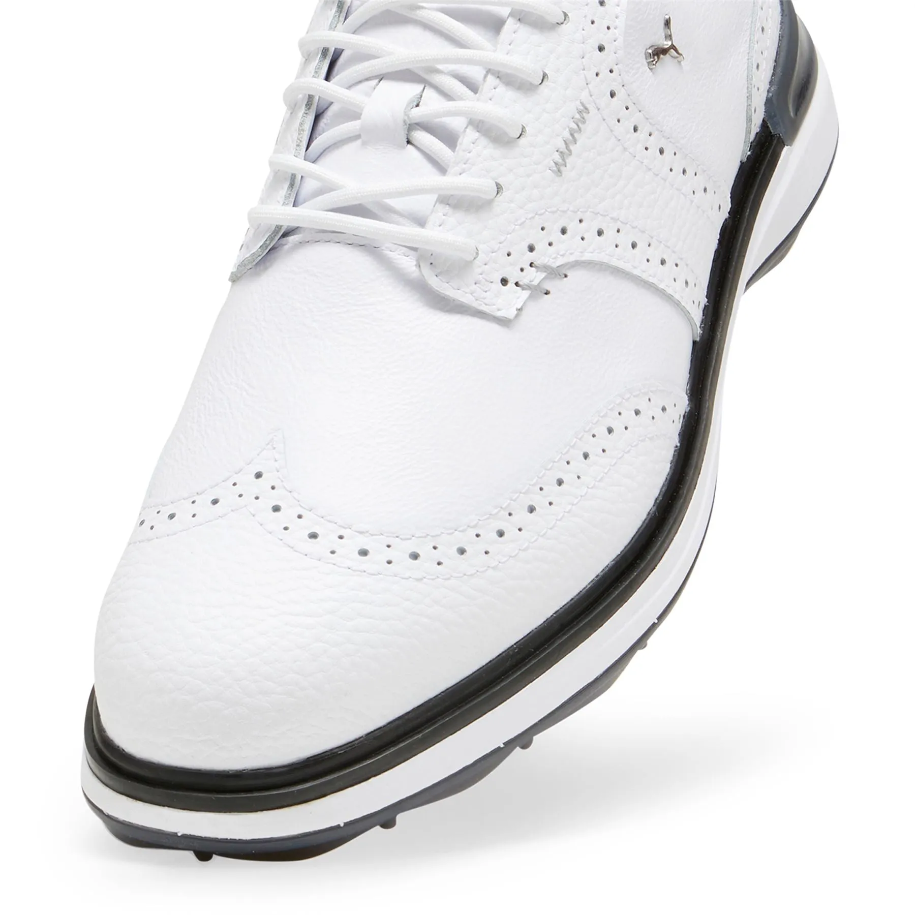 Avant Wingtip Leather Spikeless Golf Shoes White - 2024