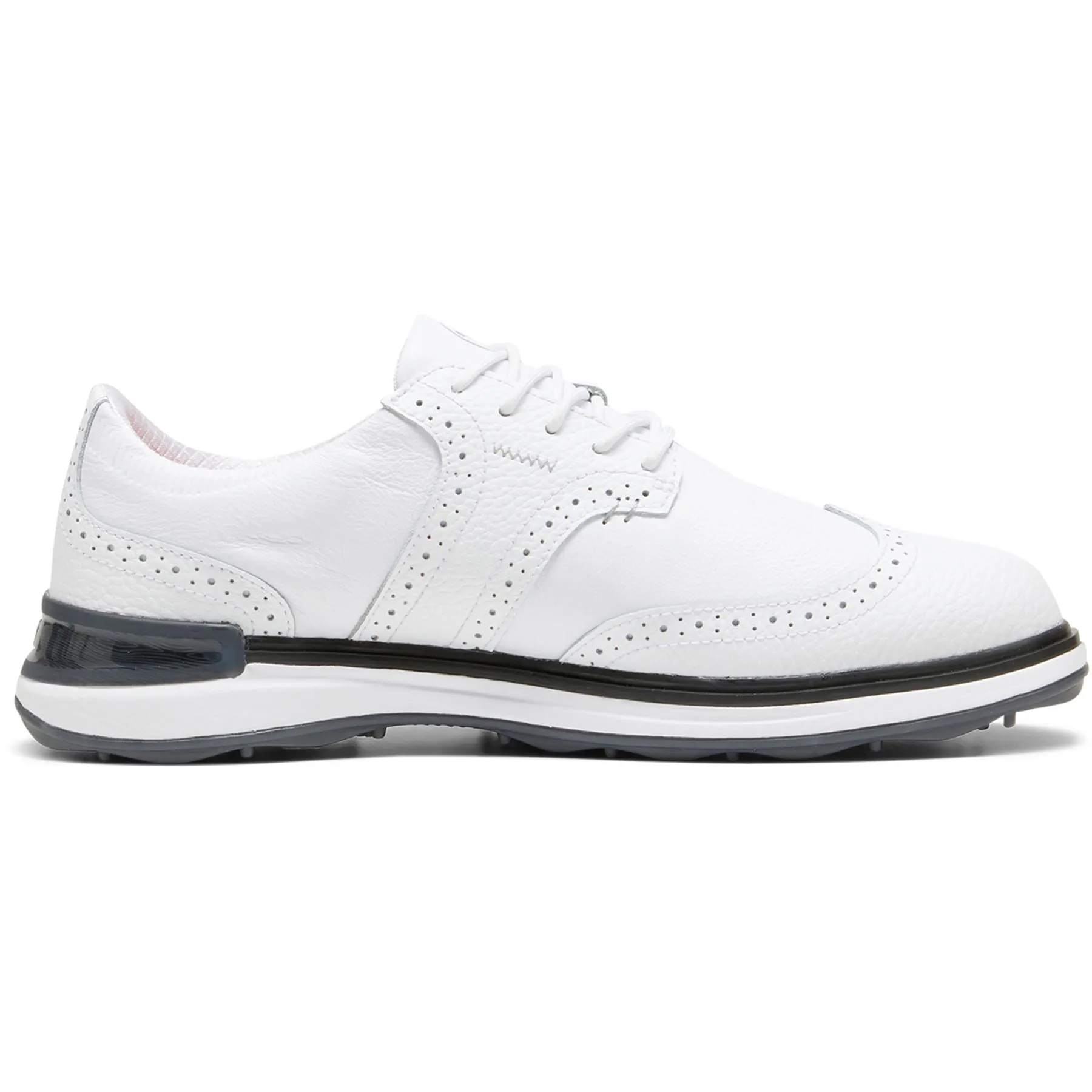 Avant Wingtip Leather Spikeless Golf Shoes White - 2024