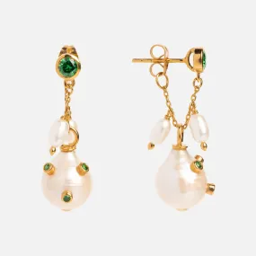 Baroque Pearl Droplet Earrings