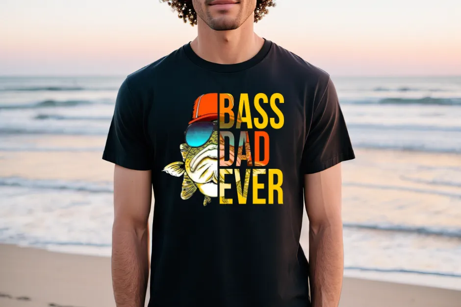 Bass Dad Ever DTF Transfer - 1118