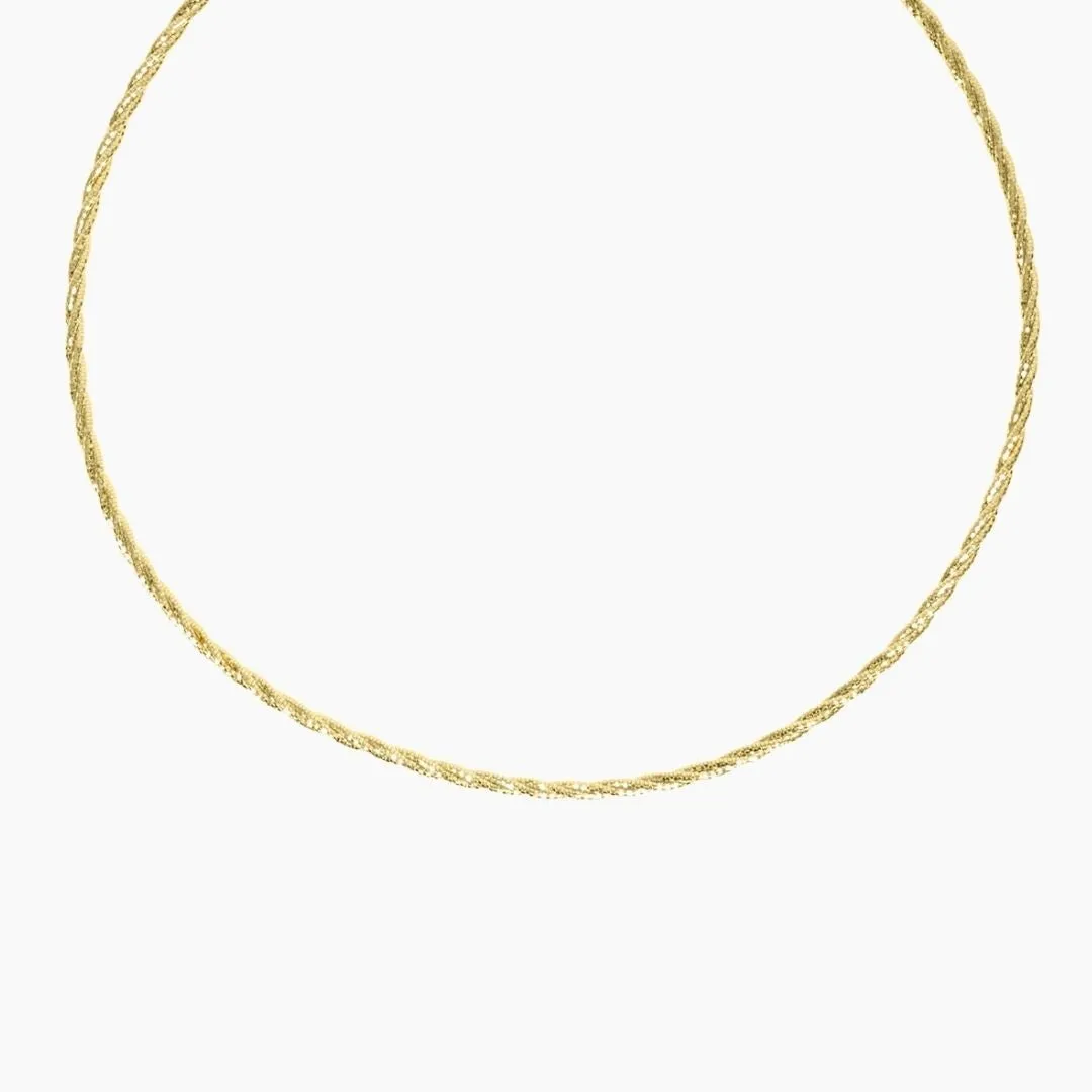 Bella Sparkling Gold Necklace