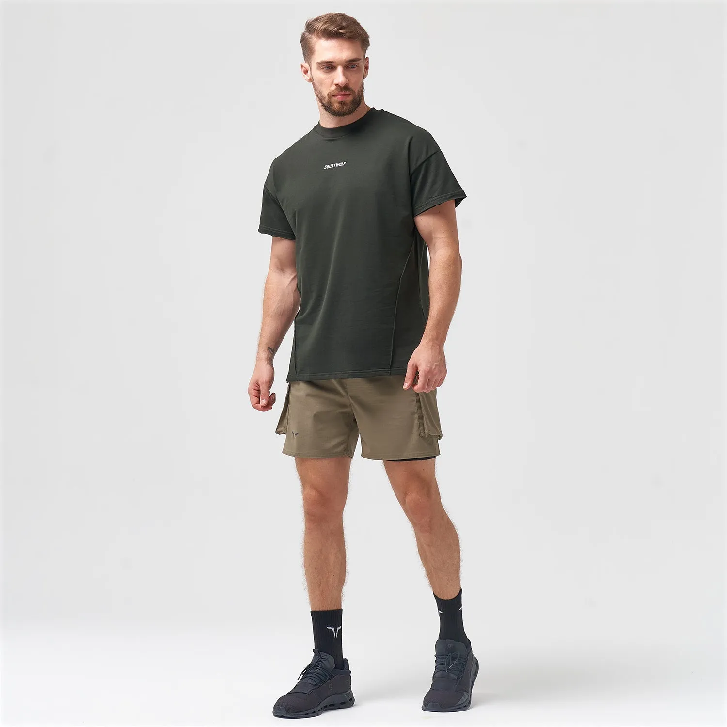 Bodybuilding Tee - Khaki