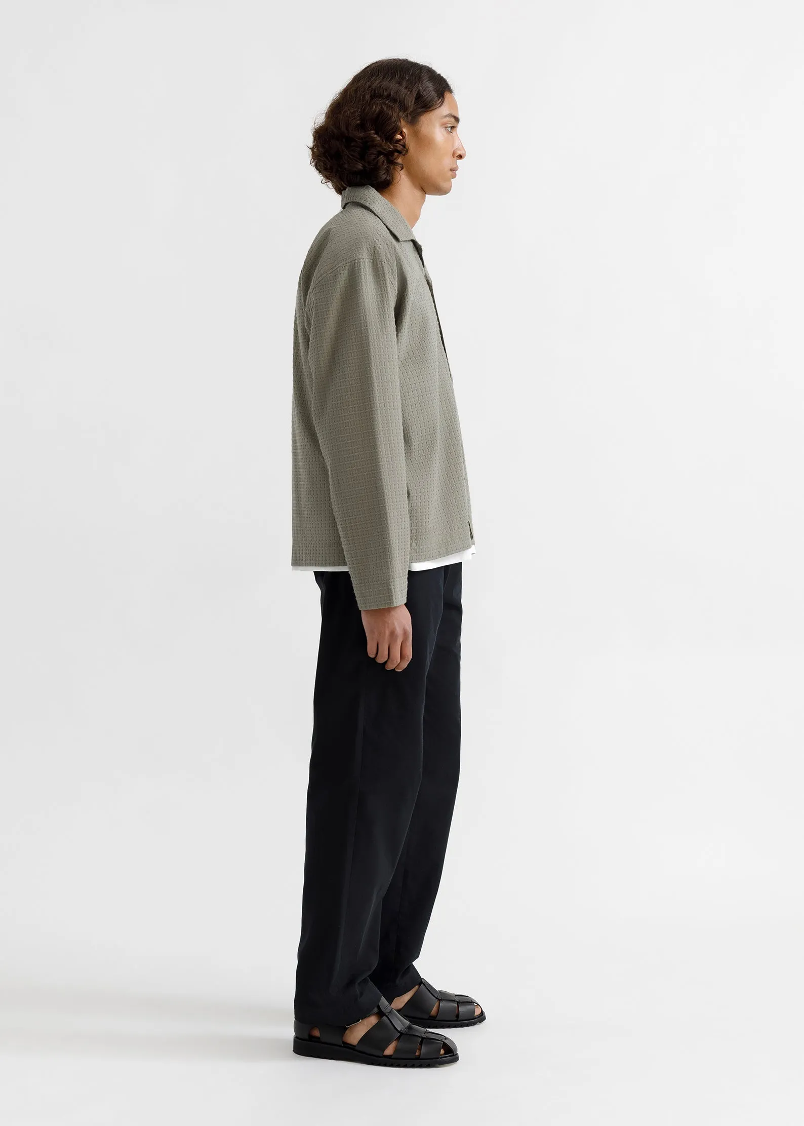 Camp Collar Shirt - Green