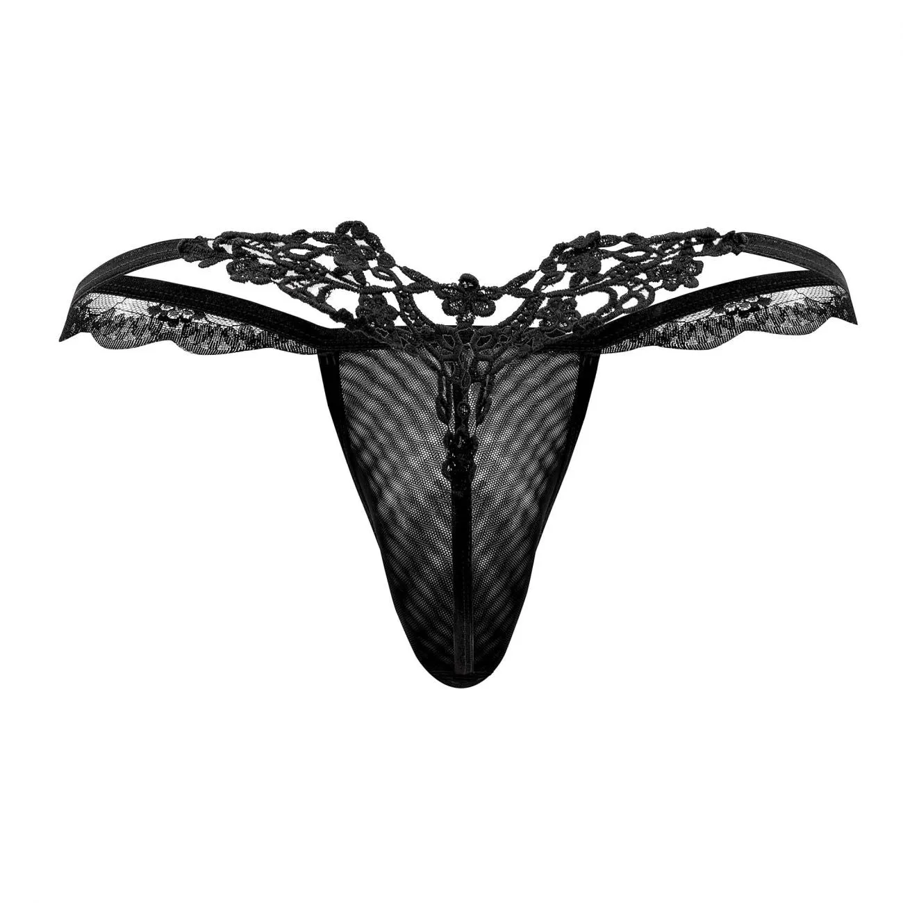 CandyMan Mesh-Lace G-String