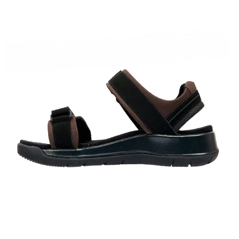 Capri III Men's Nubuck Leather Flat Sandal