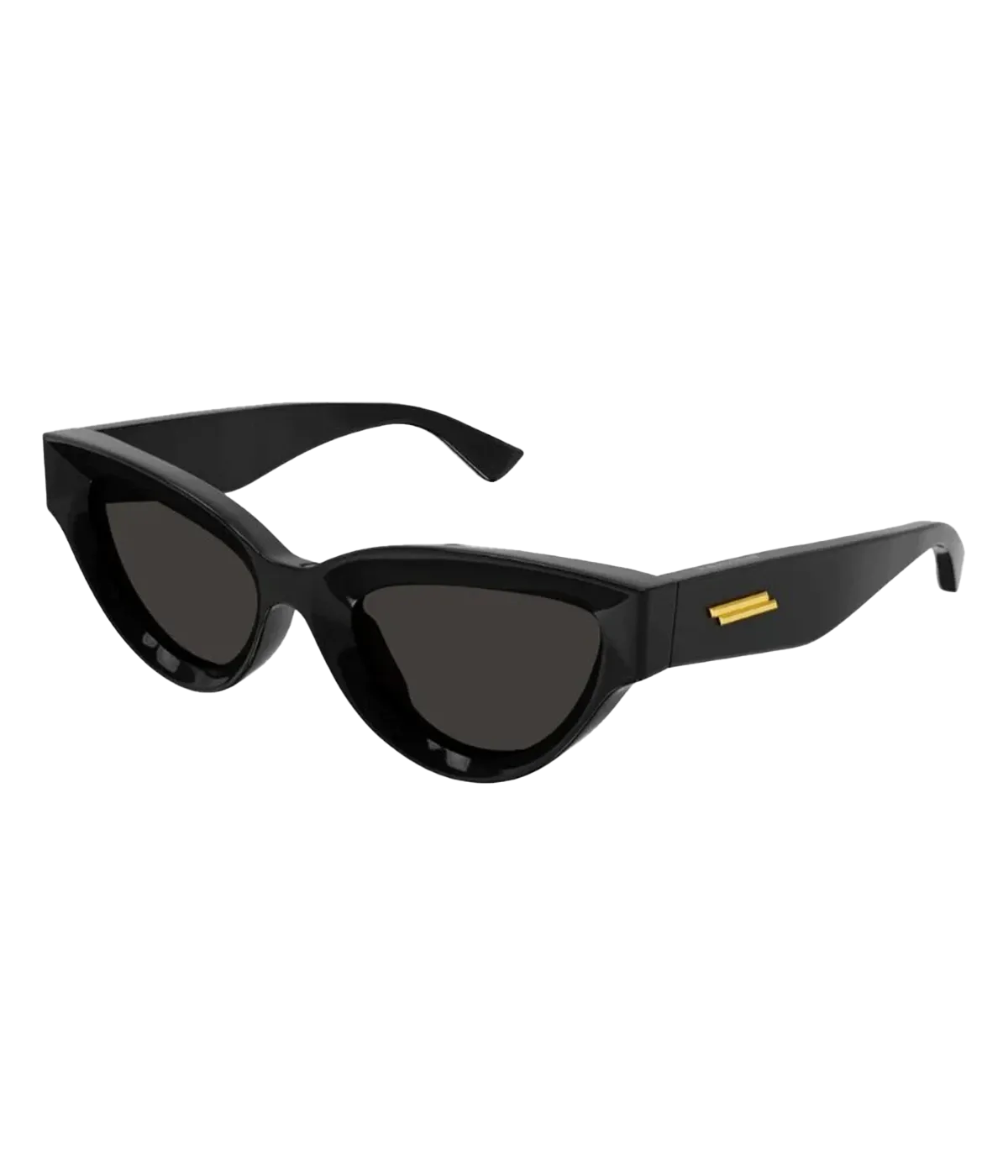 Cat Eye Sunglass in Black Gold