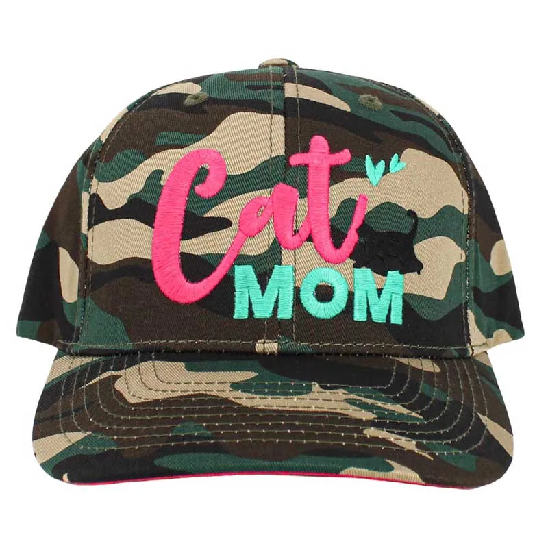 Cat Mom Message Baseball Cap