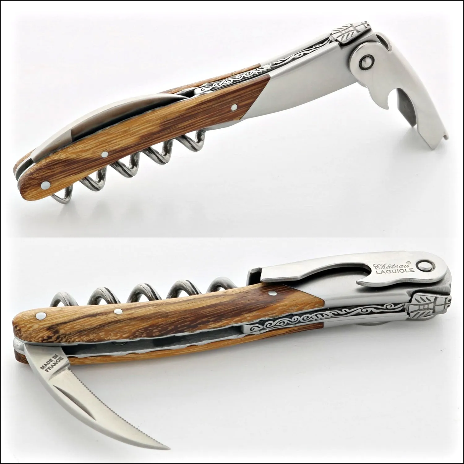 Chateau Laguiole Opus Series Serpent Wood Handle