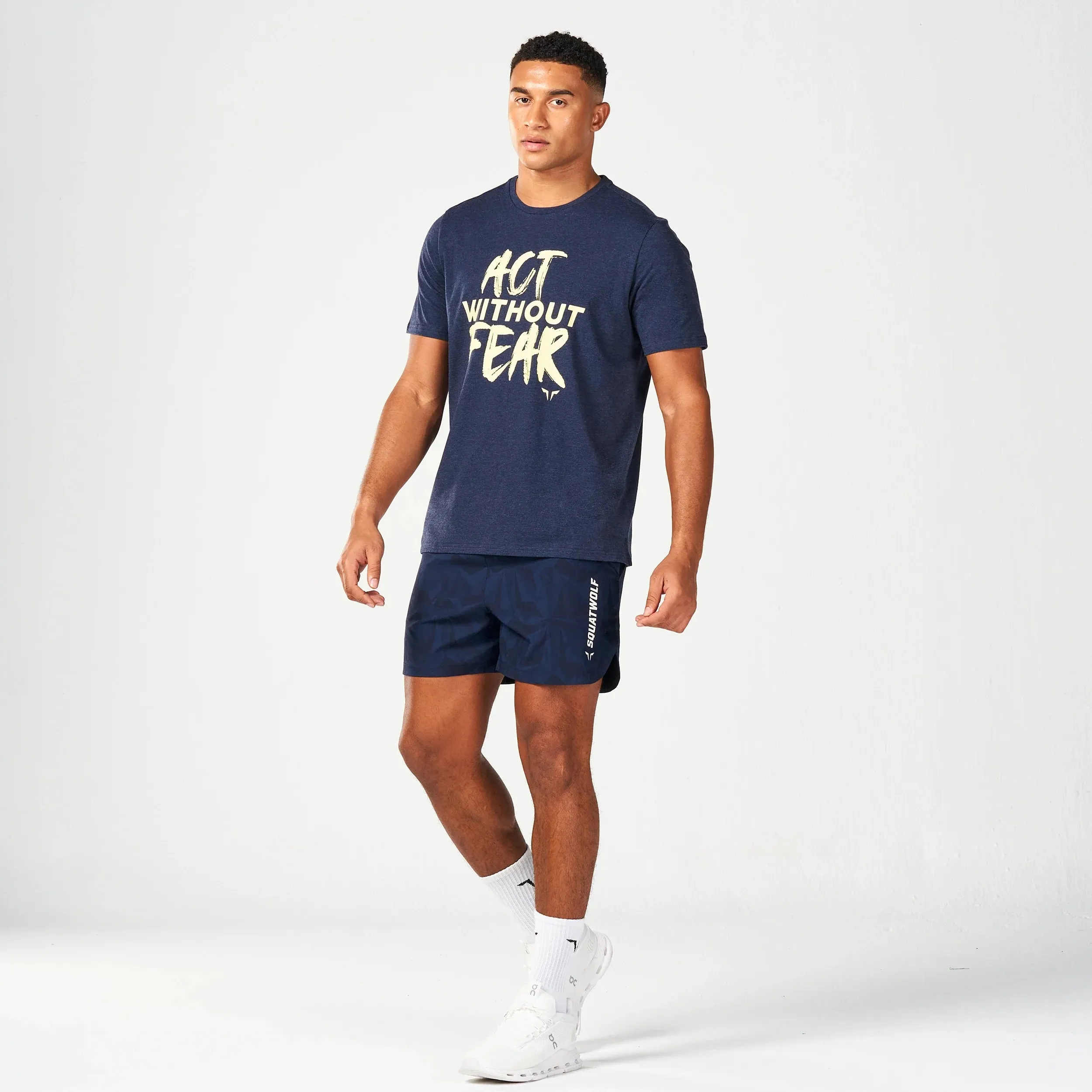 Core Belief Tee V2 - Navy Marl