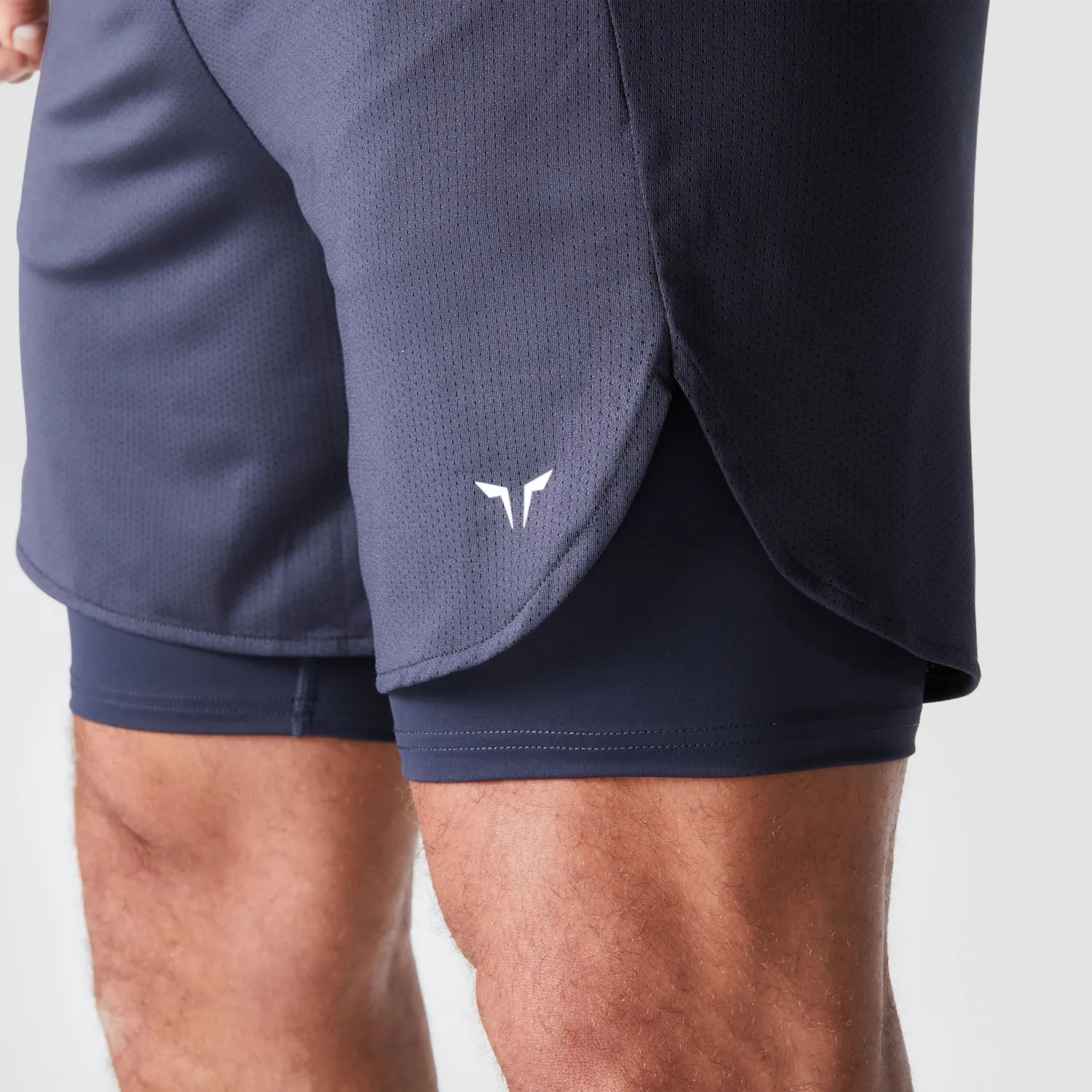 Core Mesh 2-in-1 Shorts - Charcoal