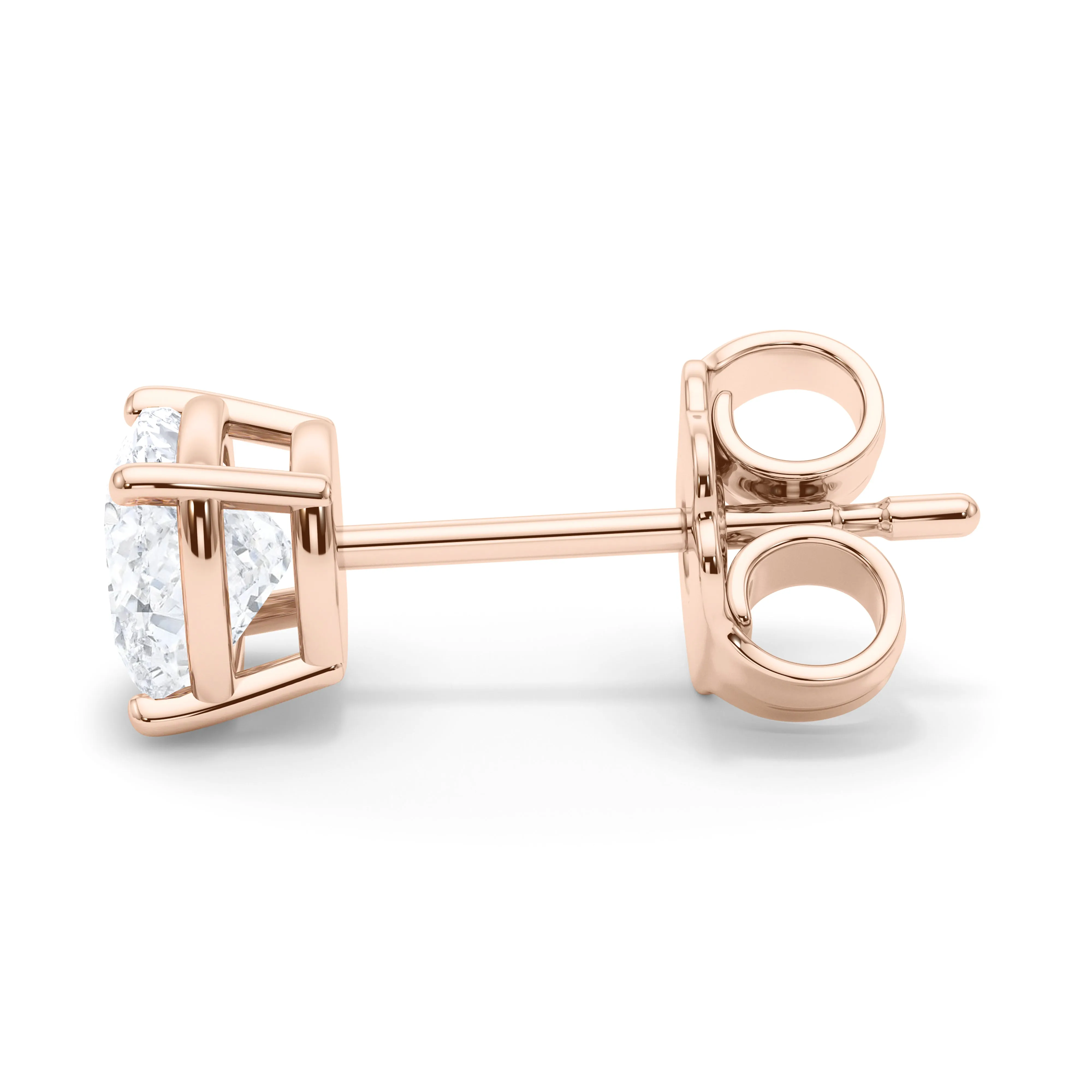 Cushion Cut Diamond Stud Earrings