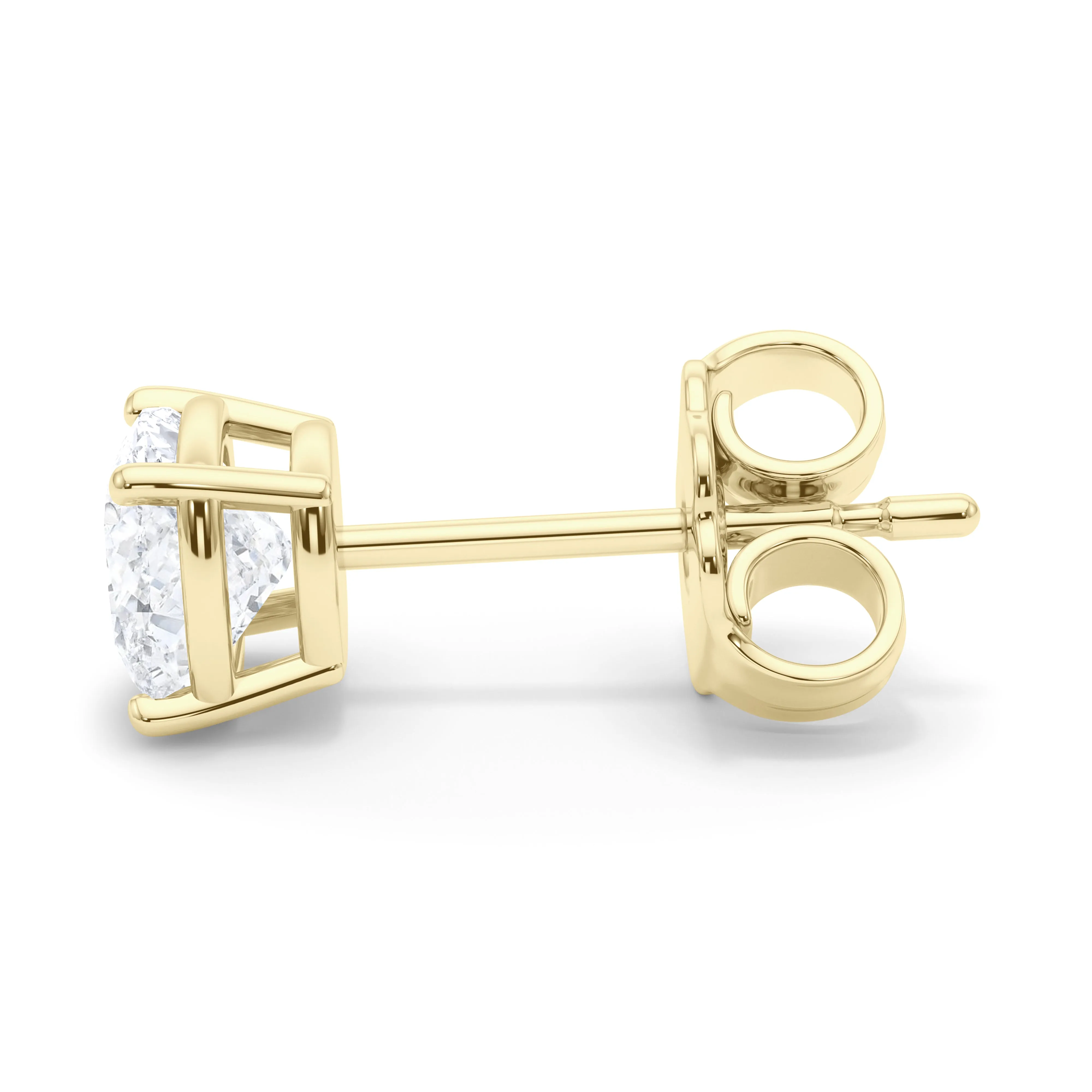 Cushion Cut Diamond Stud Earrings