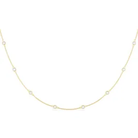 Distance Diamond Chain Necklace