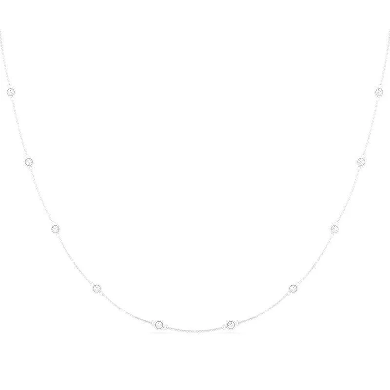 Distance Diamond Chain Necklace