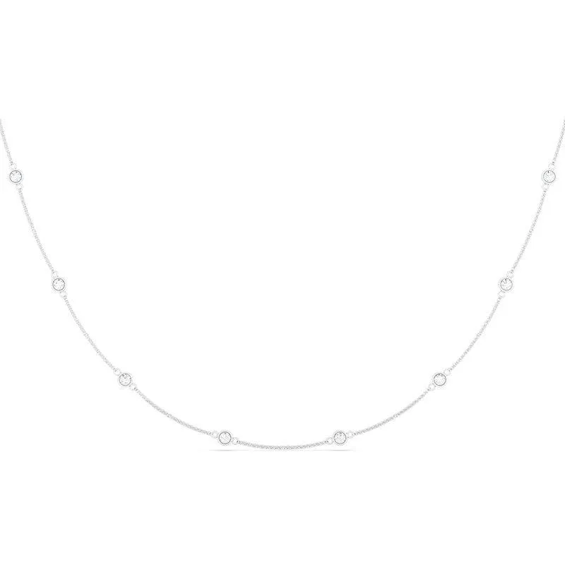 Distance Diamond Chain Necklace