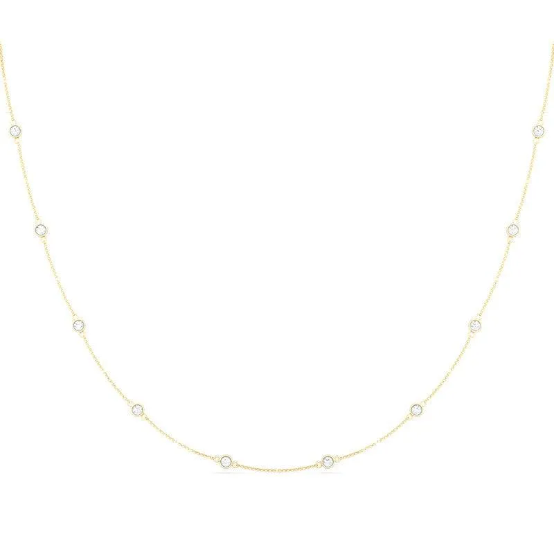 Distance Diamond Chain Necklace