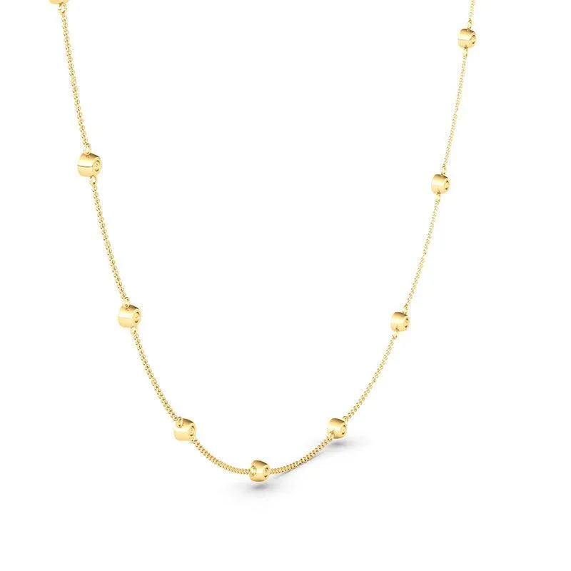 Distance Diamond Chain Necklace