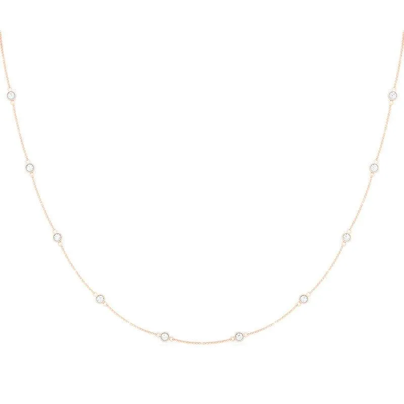 Distance Diamond Chain Necklace