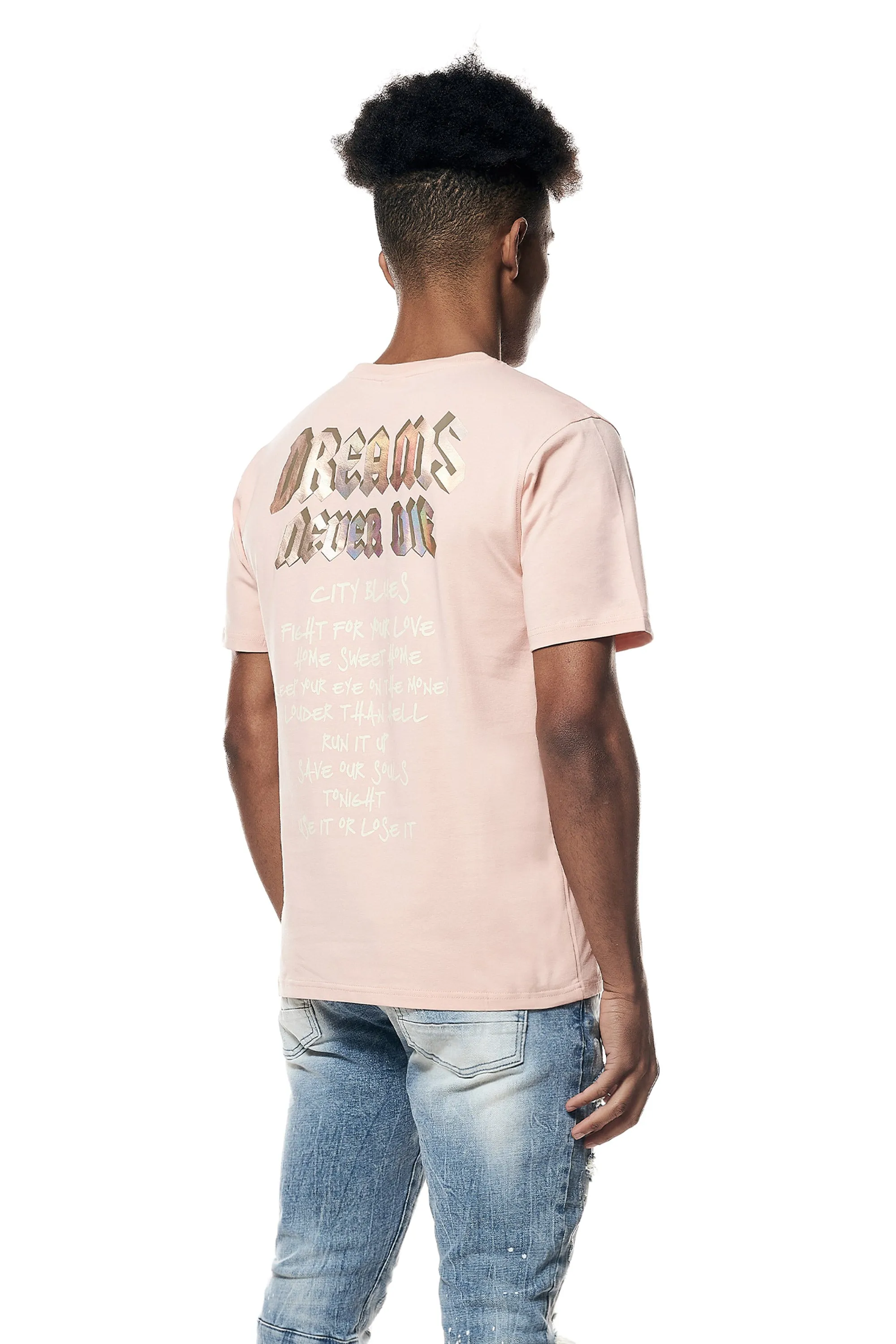 Dreamer Graphic Tee - Peach