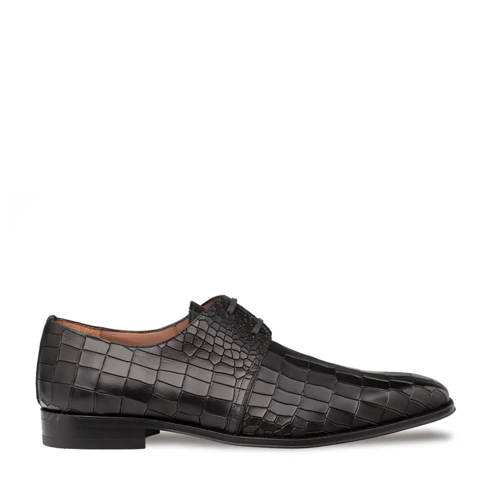 Embossed Croc Derby