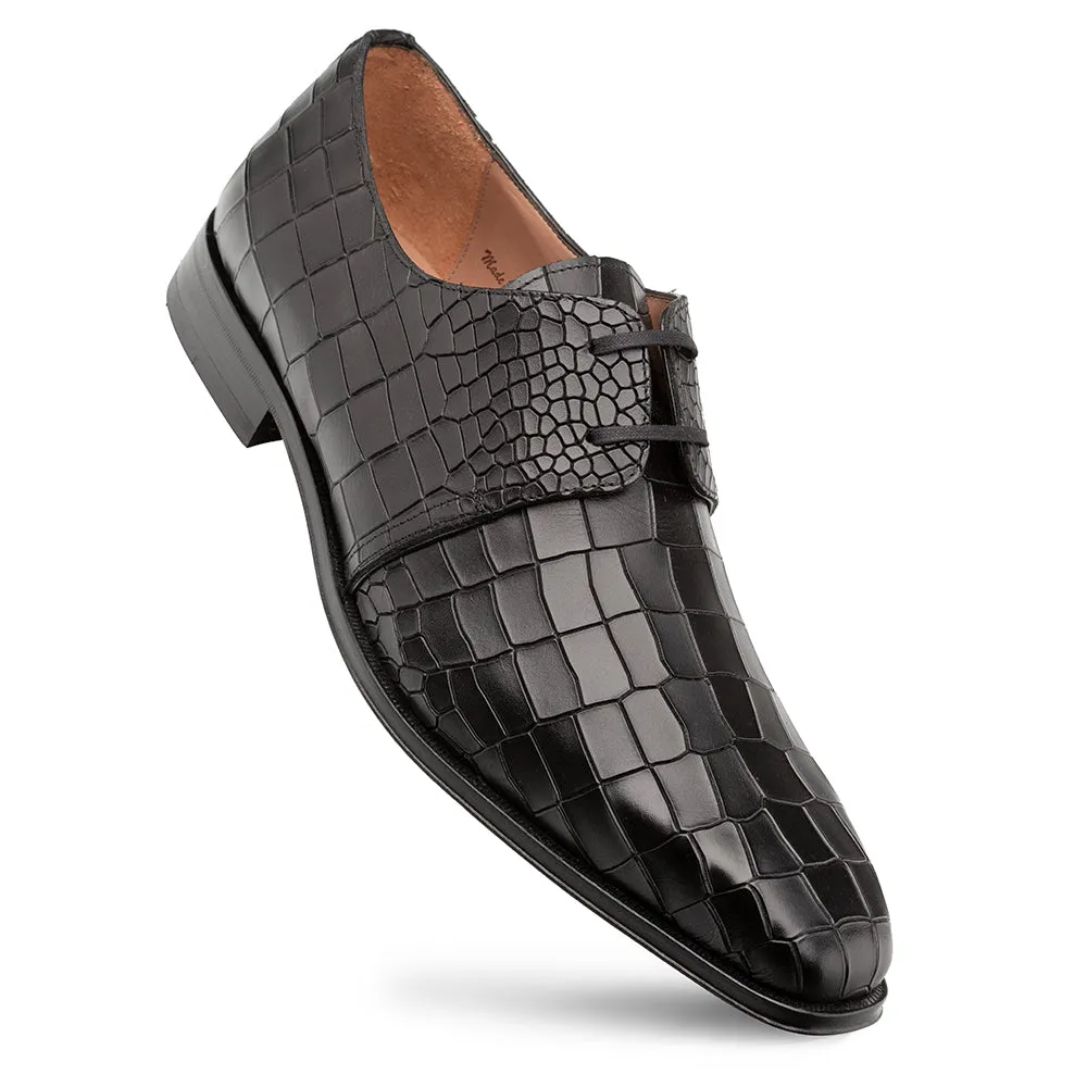 Embossed Croc Derby