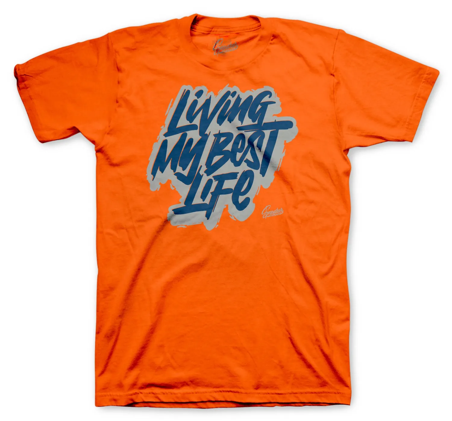 Foamposite Rugged Orange Shirt - Living Life - Orange