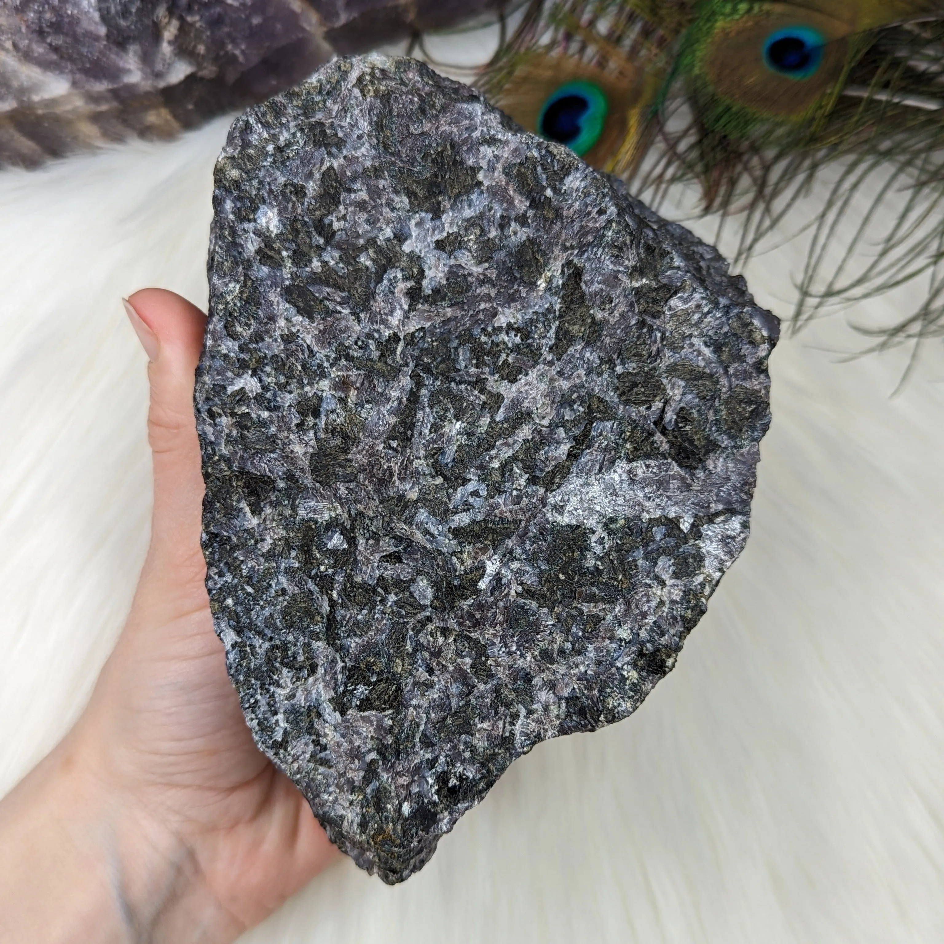 Gorgeous Indigo Gabbro from Madagascar- Large Display Specimen