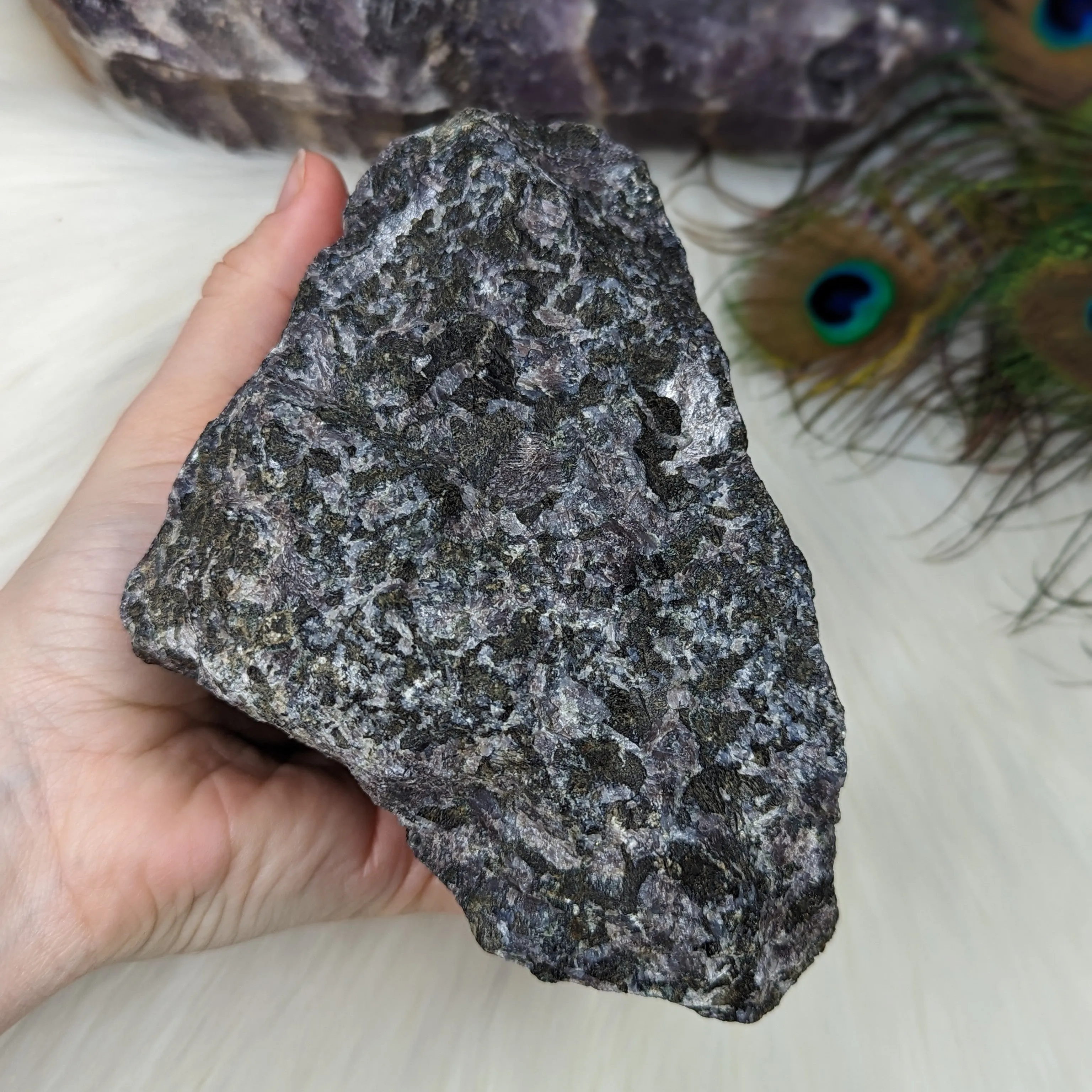 Gorgeous Indigo Gabbro from Madagascar- Large Display Specimen