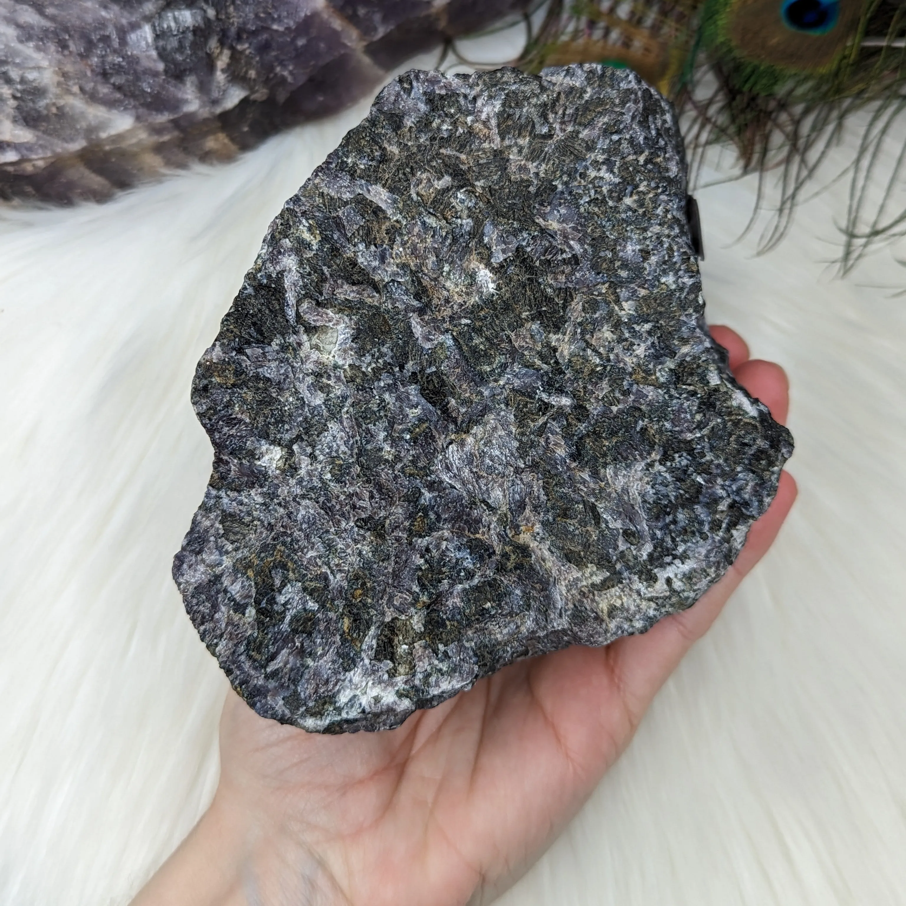 Gorgeous Indigo Gabbro from Madagascar- Large Display Specimen