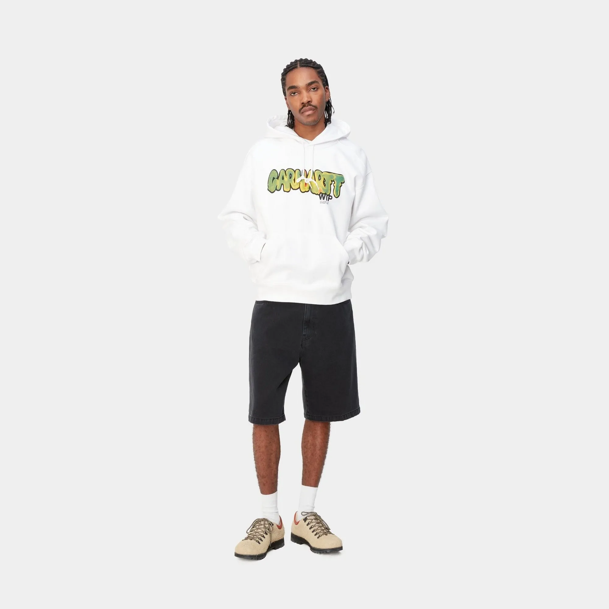 Hooded Drip Sweatshirt | White