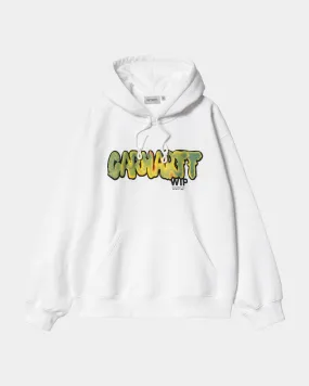 Hooded Drip Sweatshirt | White