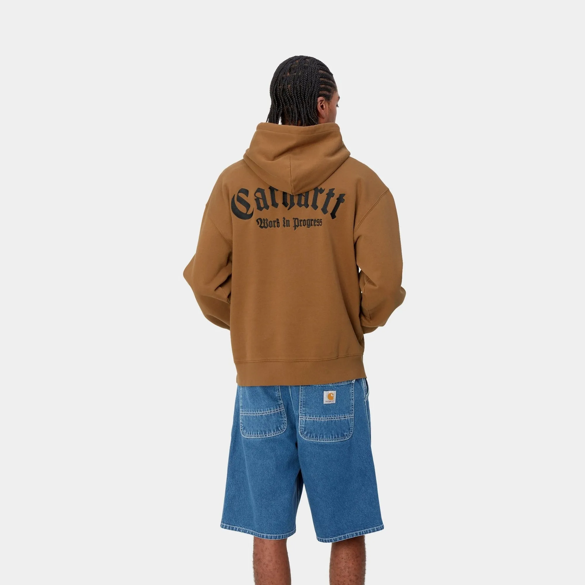 Hooded Onyx Script Sweatshirt | Hamilton Brown