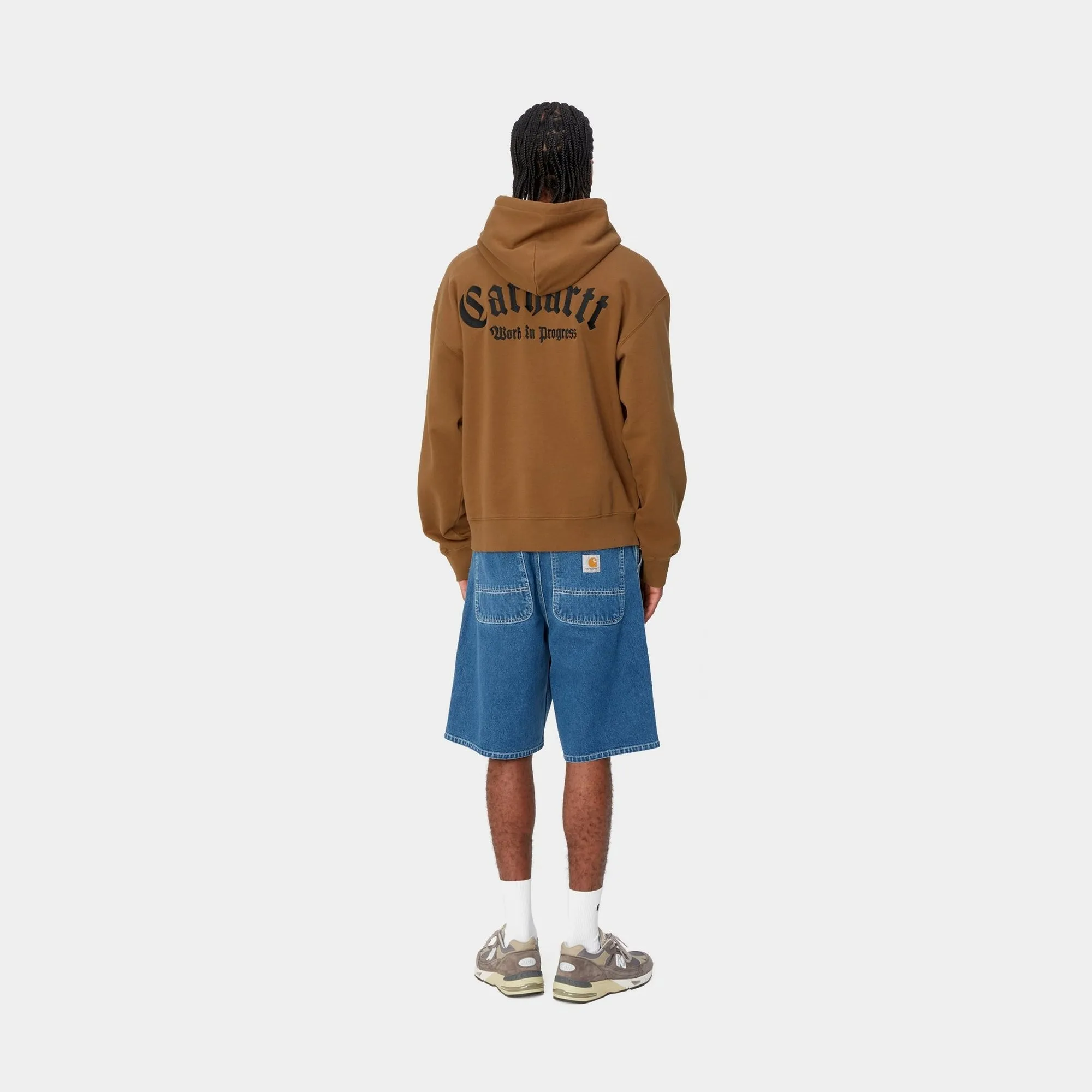 Hooded Onyx Script Sweatshirt | Hamilton Brown