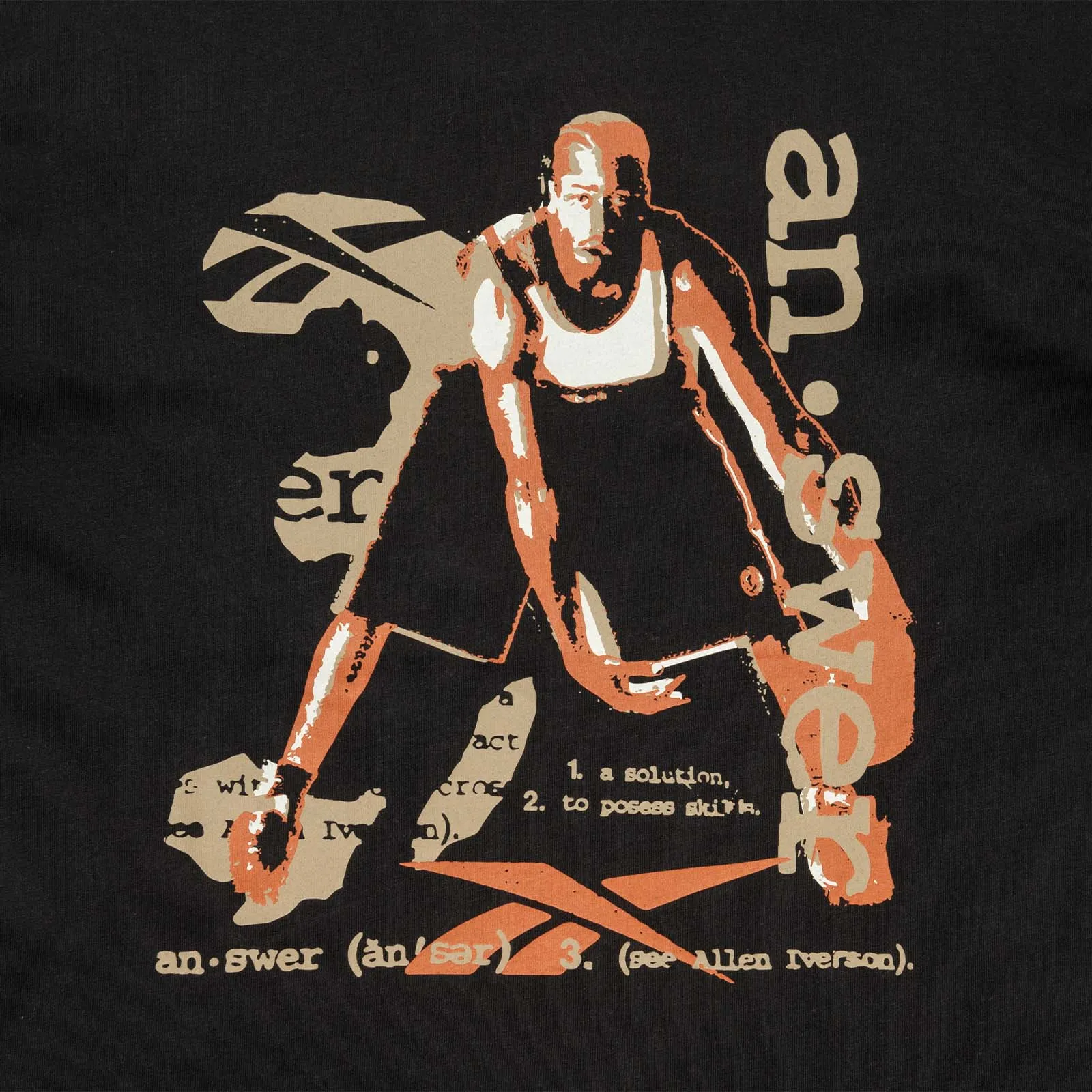 Iverson "The Answer" Graphic T-Shirt - Black