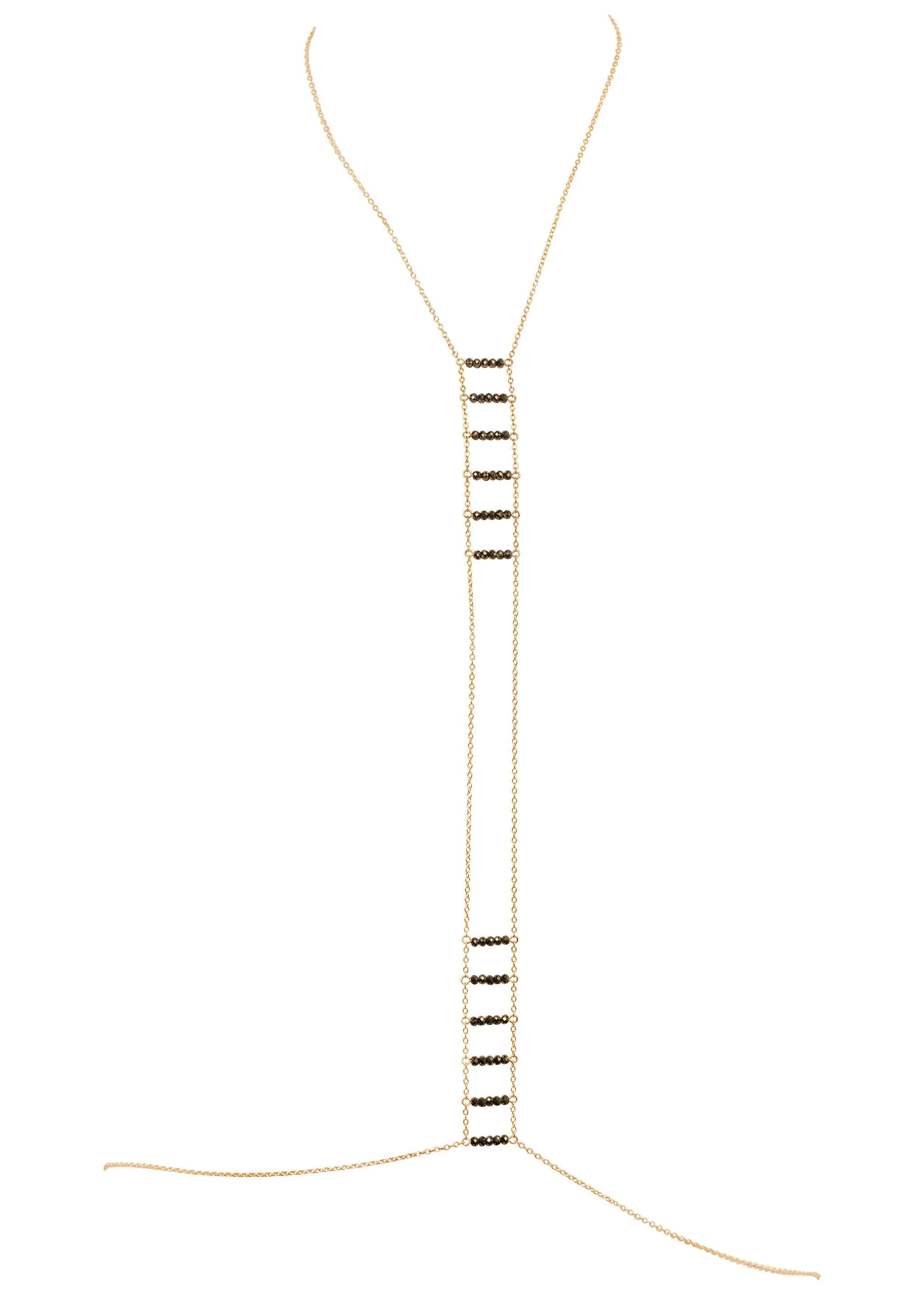 Ladders to Bliss Beaded Gemstone Body Chain